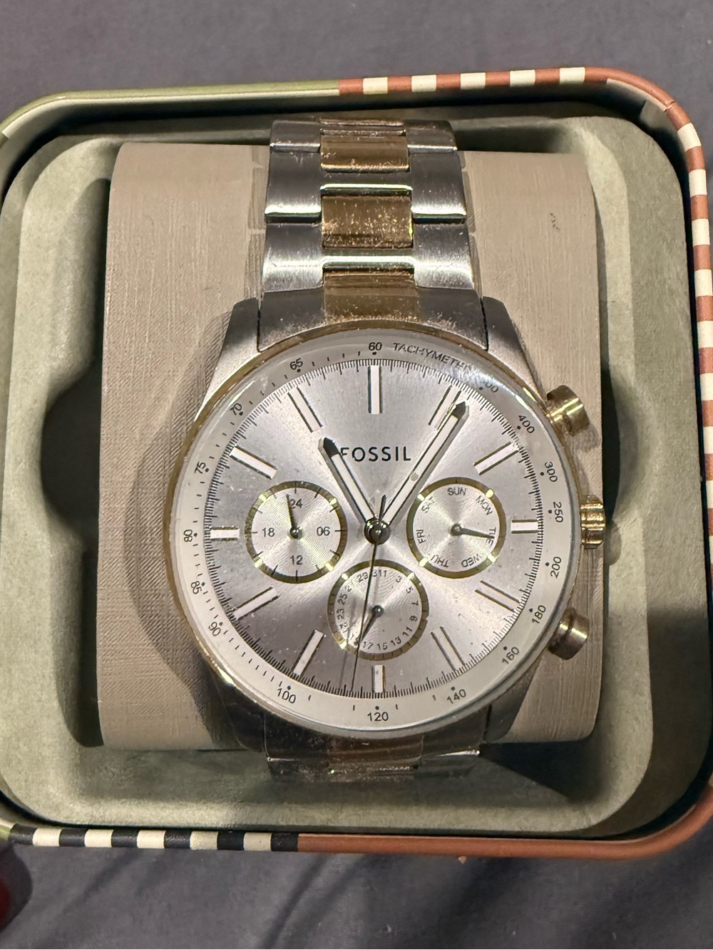 Two Tone FOSSIL watch 42mm